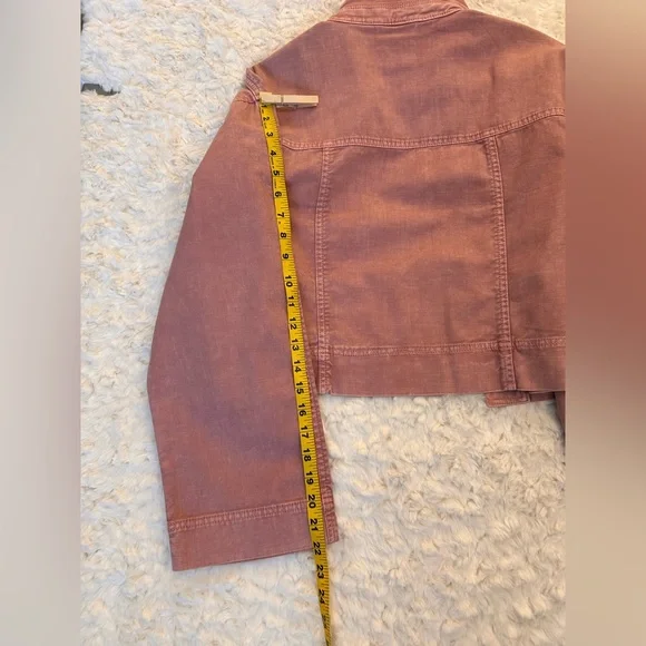 LOFT Dusty Rose Button-Up Jacket - Picture 5 of 9